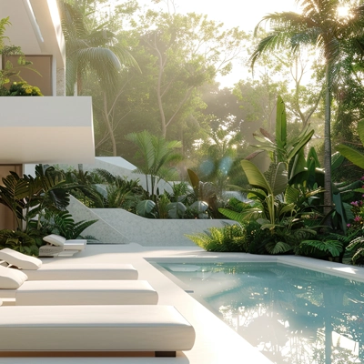 Plantes autour de votre piscine